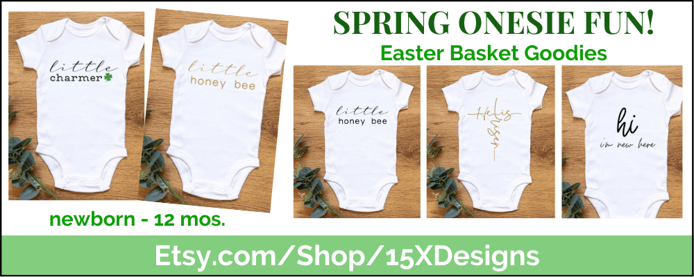 onesie easter sale - newborn to 12 mos