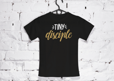 Tiny Disciple Toddler T-shirt black color